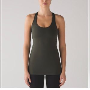 Lululemon Cool Racerback Luxtreme Sports Tank Gtrg Gator Green